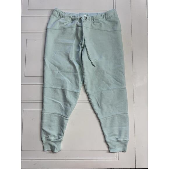 LoveShackFancy Pants - LoveShackFancy Etty Joggers Womens Size Small Aqua Hand Dye Pants *READ
